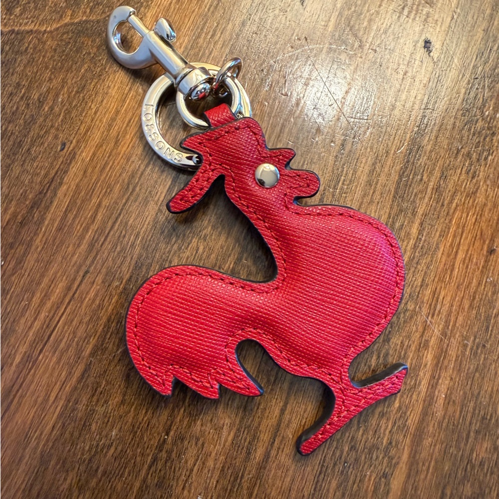 Red Rooster Keychain/ Charm- Lo and Sons
